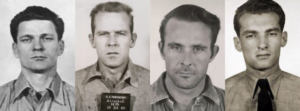 Frank Morris, John e Clarence Anglin e Allen West